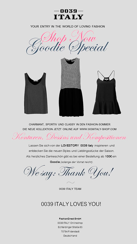 0039 Italy Newsletter